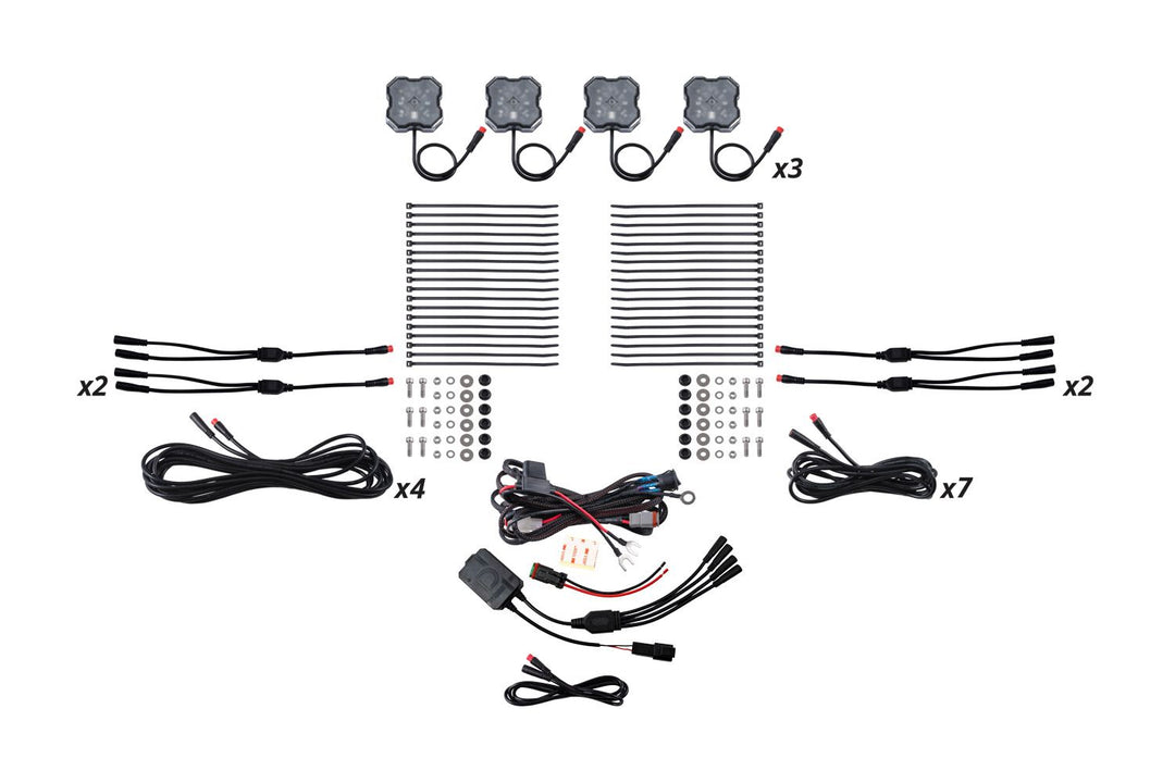 Stage Series RGBW LED Rock Light Kit (12-Pack)-DD7748C-7