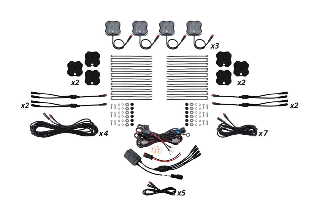 Stage Series RGBW LED Rock Light Kit (12-Pack)-DD7749C-8