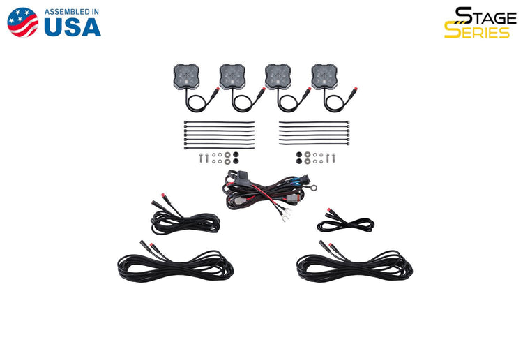 Stage Series RGBW LED Rock Light Kit (4-Pack)-DD7740-6