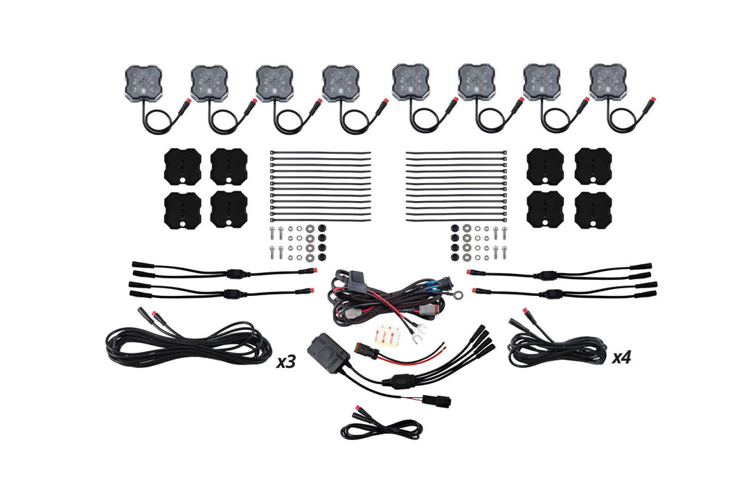 Stage Series RGBW LED Rock Light Kit (8-Pack)-DD7745C-5