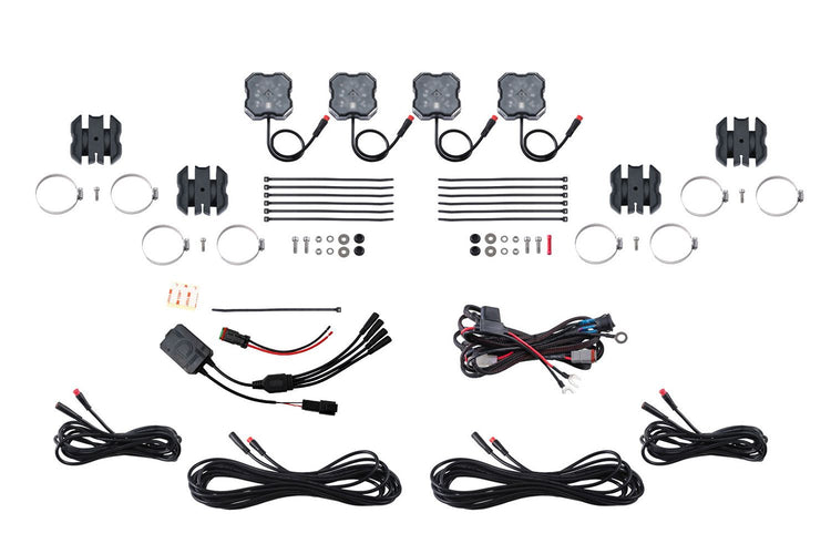 Stage Series Universal Rock Light SXS Installer Kit-DD7751C-4