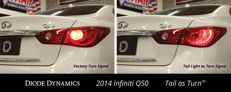 Tail as Turn Module 2014-2017 Infiniti Q50 Sedan (Pair) Diode Dynamics
