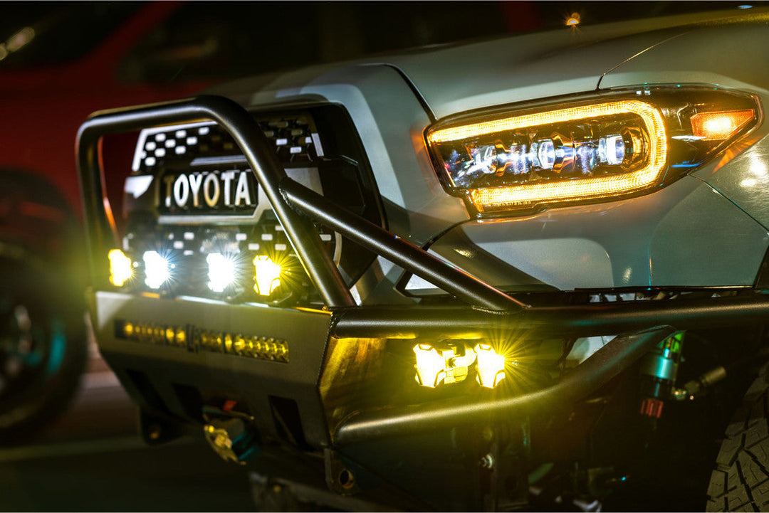 Toyota Tacoma (16-23): Morimoto XB LED Headlights (Amber DRL /Gen 2)-LF530.2-A-ASM-1