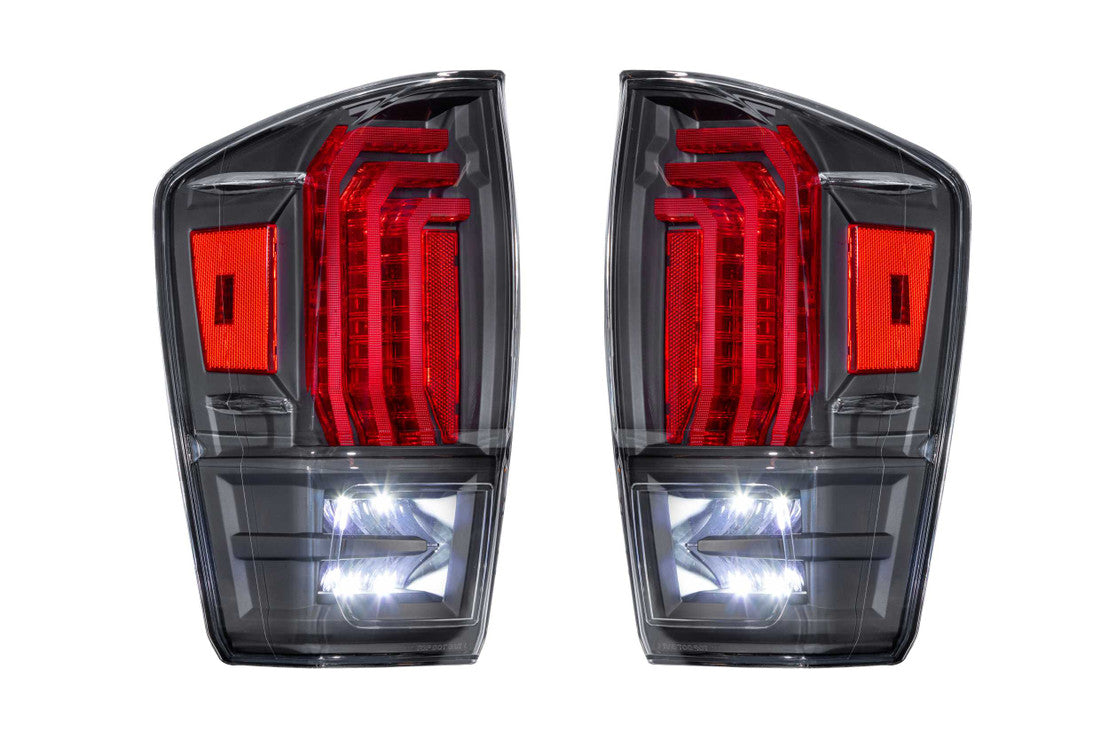 Toyota Tacoma 16+: Morimoto XB LED Tails (Pair / Clear Lens)-LF702.2-2