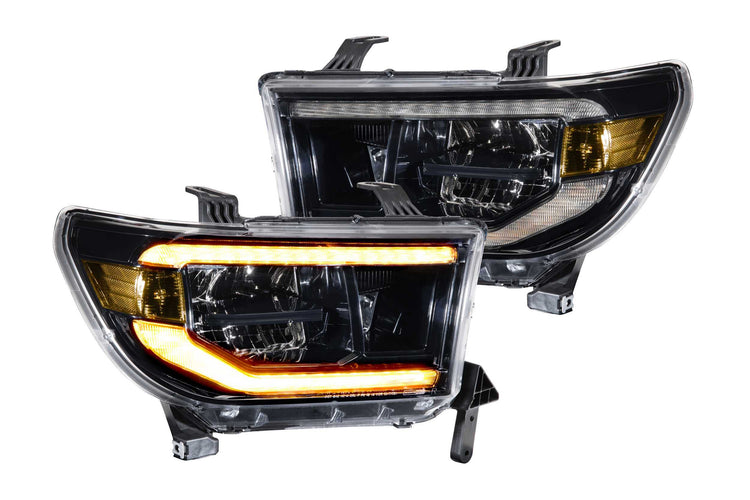 Toyota Tundra (07-13) Sequoia (08-18): Morimoto XB LED Headlights (Amber DRL)-LF533-A-ASM-2