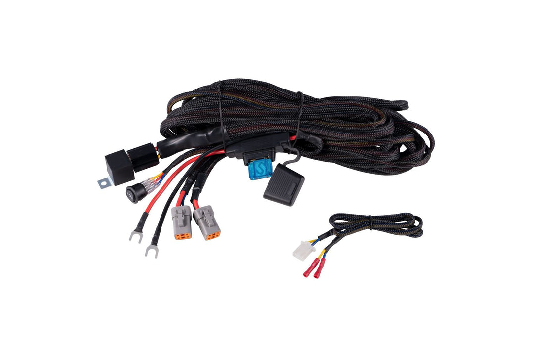 Ultra Heavy Duty Dual Output 4-pin Wiring Harness (with backlight)-DD4124-1