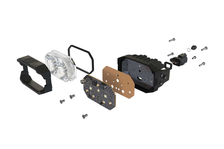 Wrangler JL (18+): Morimoto 2Banger LED Ditch Light System-3